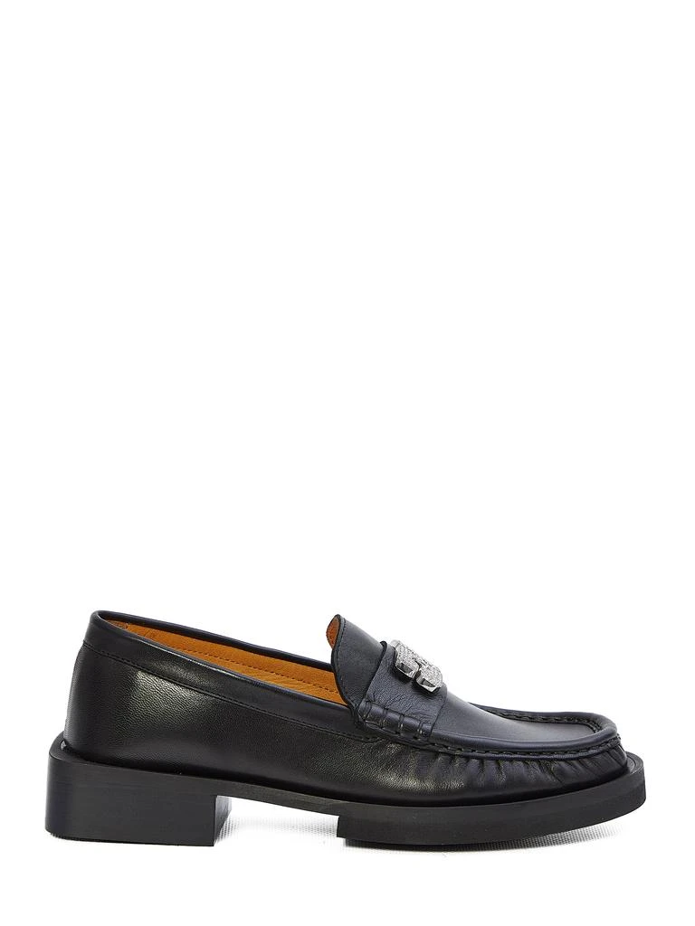 商品Ganni|Black leather loafers,价格¥1748,第1张图片