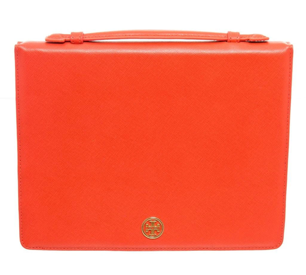 商品[二手商品] Tory Burch|Tory Burch Orange Leather Robinson Flip Tablet Case,价格¥1772,第1张图片