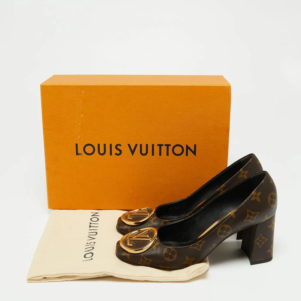Louis Vuitton Brown Monogram Canvas Madeleine Pumps Size 38 商品