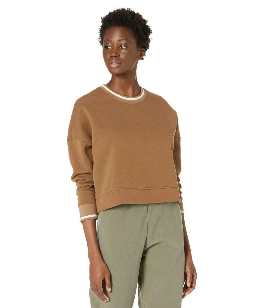 商品Madewell|Foundational Fleece Cropped Classic Sweatshirt,价格¥434,第1张图片