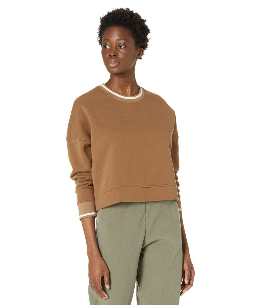 商品Madewell|Foundational Fleece Cropped Classic Sweatshirt,价格¥274,第1张图片