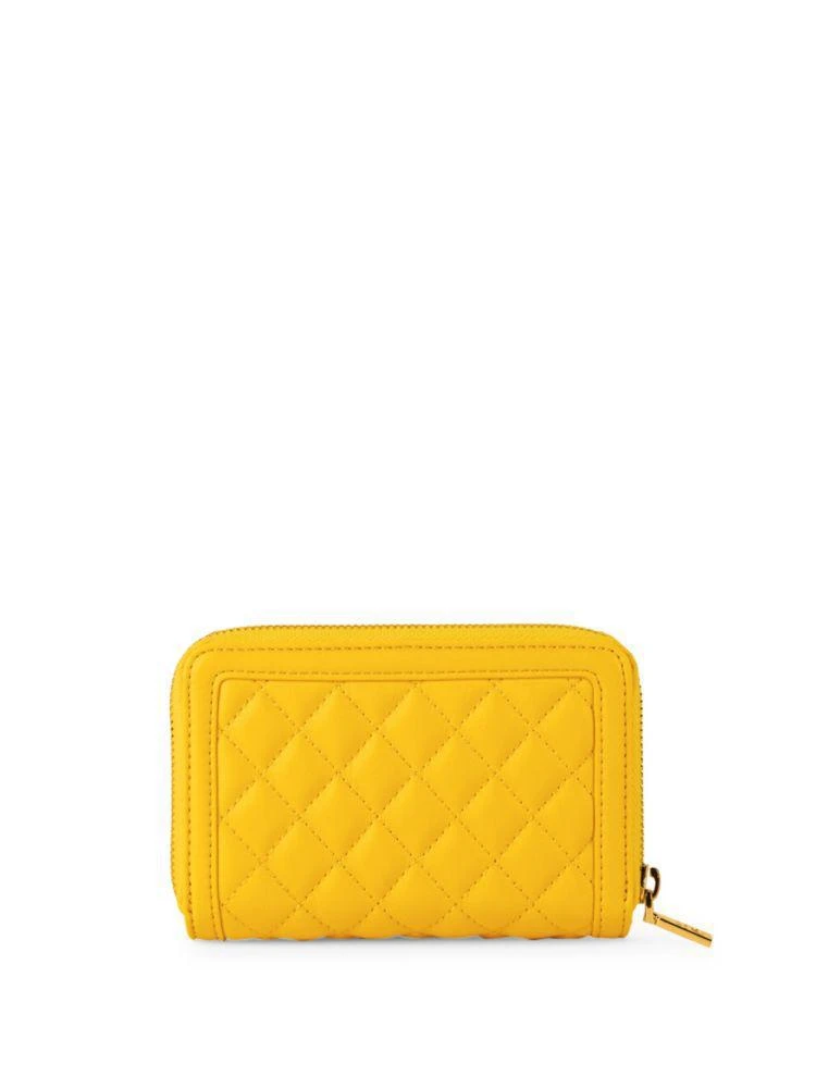 商品Moschino|Quilted Faux Leather Wallet,价格¥551,第3张图片详细描述