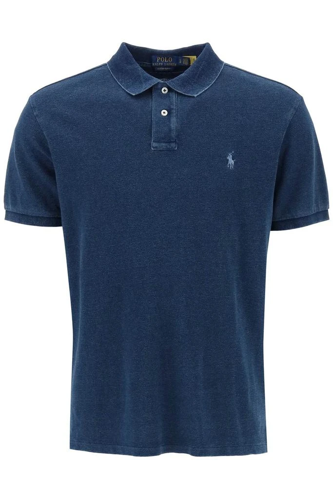 商品Ralph Lauren|pique cotton polo shirt,价格¥393,第1张图片