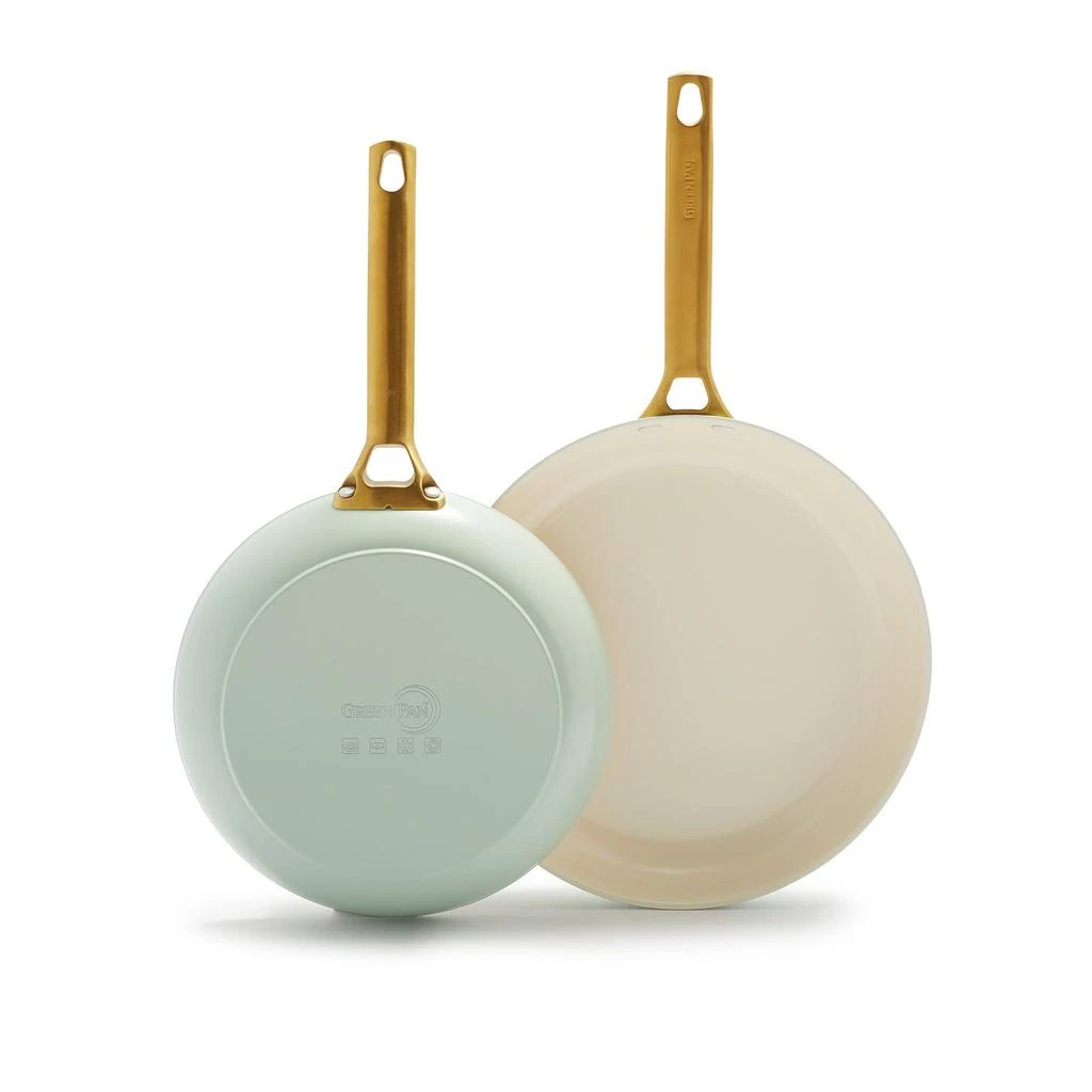GreenPan Reserve Hard Anodized Healthy Ceramic Nonstick 10" and 12" Frying Pan Skillet Set, PFAS-Free, Dishwasher Safe 商品