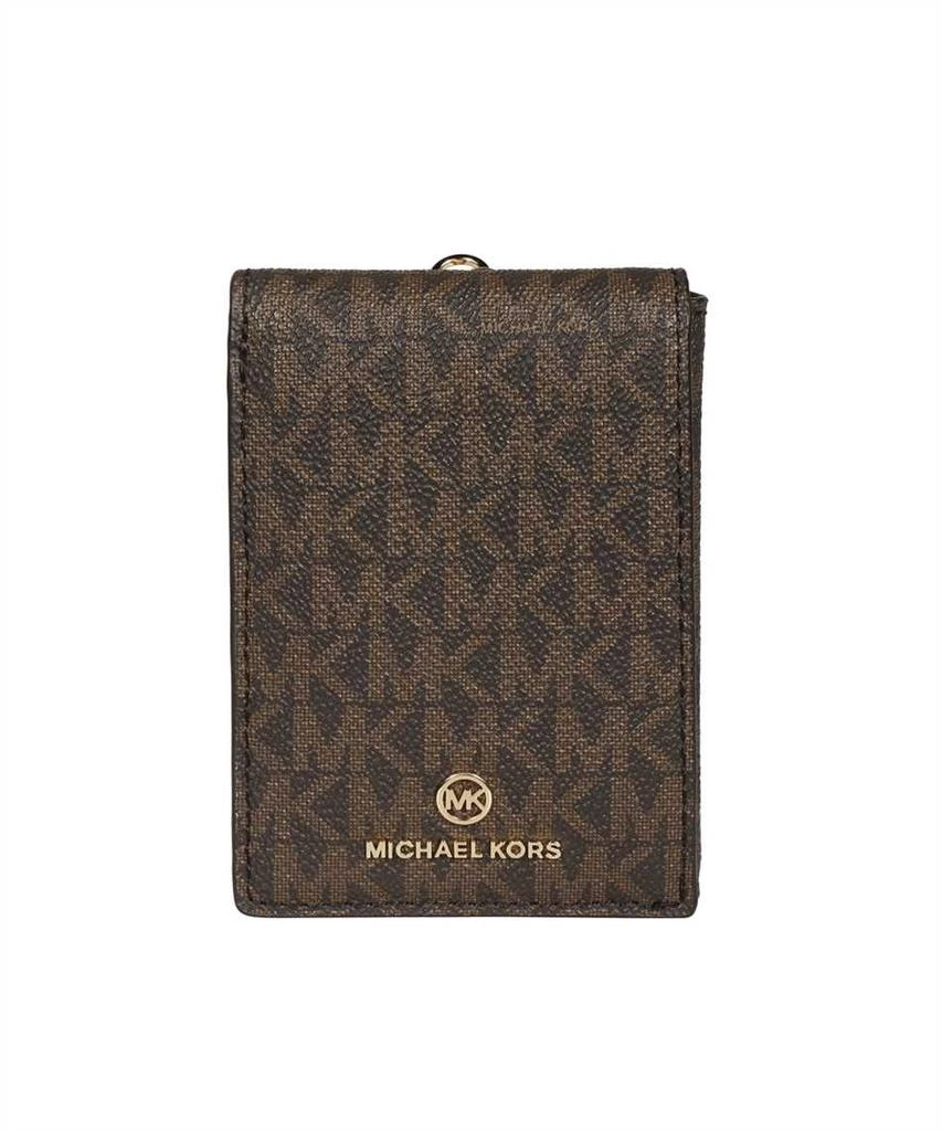 商品Michael Kors|Michael Kors JET SET EXTRA-SMALL LOGO CHAIN Card holder,价格¥1133,第1张图片