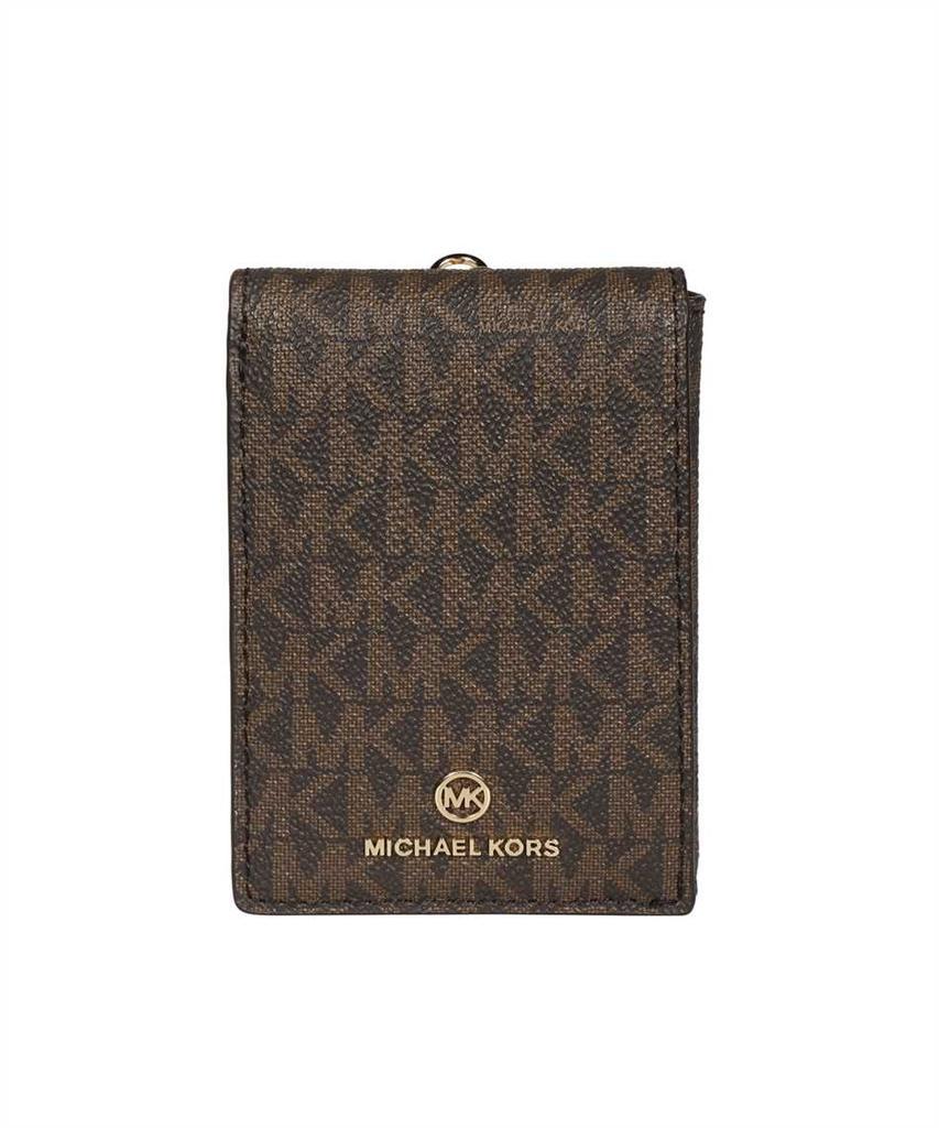 商品Michael Kors|Michael Kors JET SET EXTRA-SMALL LOGO CHAIN Card holder,价格¥1168,第1张图片