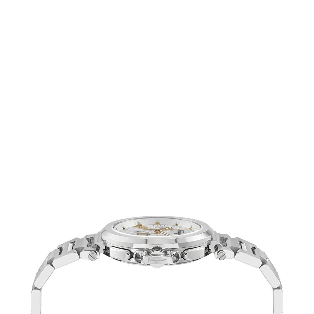 商品Salvatore Ferragamo|Women's Swiss Chronograph Legacy Stainless Steel Bracelet Watch 40mm,价格¥7596,第2张图片详细描述