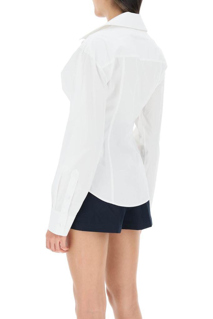 商品Alexander Wang|POPLIN SHIRT WITH KNOT PLACKET,价格¥1902,第6张图片详细描述