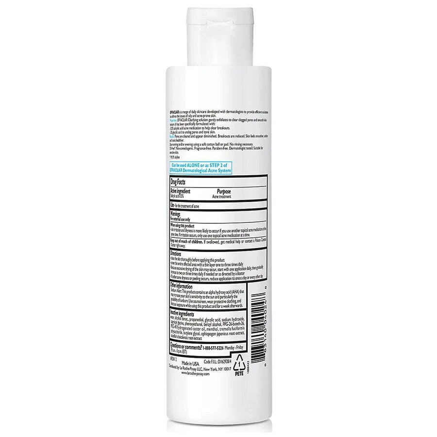 商品La Roche Posay|Effaclar Clarifying Solution with Salicylic Acid Acne Toner,价格¥127,第2张图片详细描述