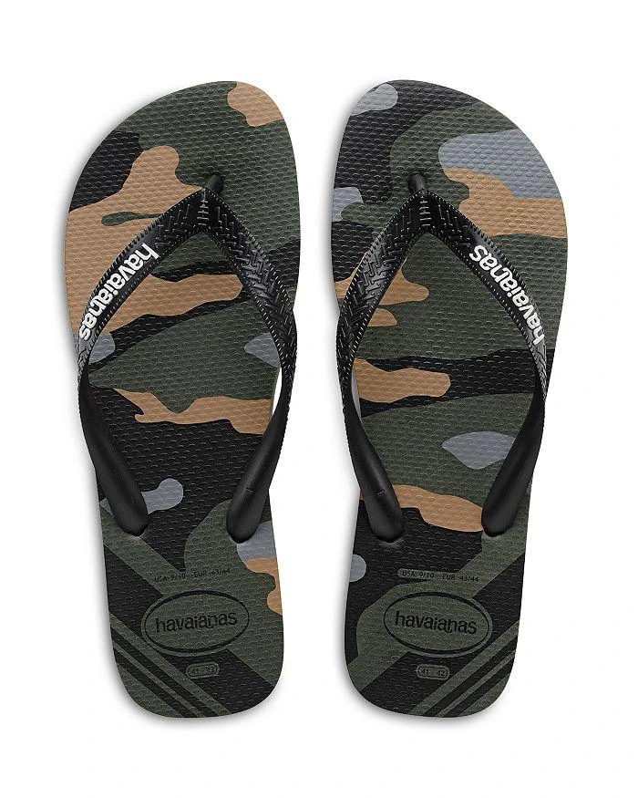 商品Havaianas|Men's Top Camo Print Flip-Flops,价格¥223,第2张图片详细描述