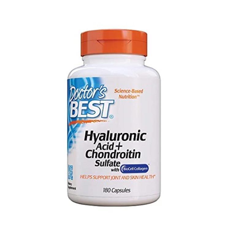 商品Doctors Best Vitamins|Doctors Best Hyaluronic Acid with Chondroitin Sulfate Capsules, 60 Ea,价格¥109,第1张图片