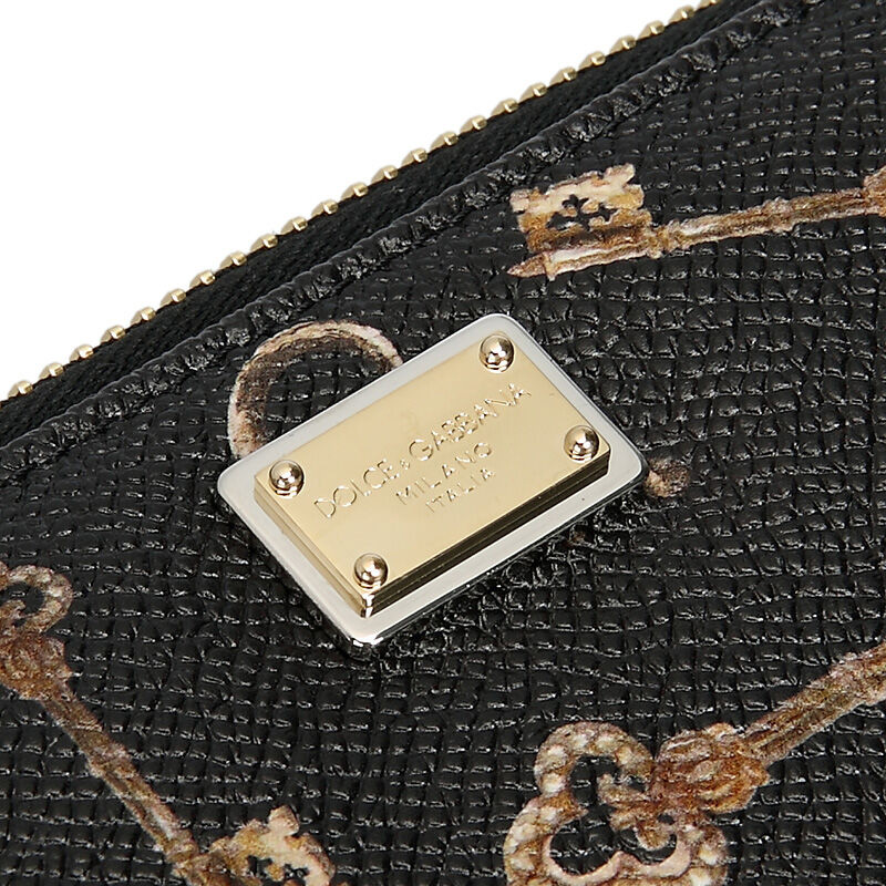 Dolce&Gabbana 杜嘉班纳 男士印花牛皮长款钱包 BI0473-AP252-8N883商品第2张图片规格展示