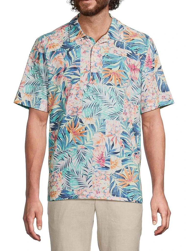 商品Tommy Bahama|Bahama Coast Positano Palms Polo Shirt,价格¥878,第3张图片详细描述