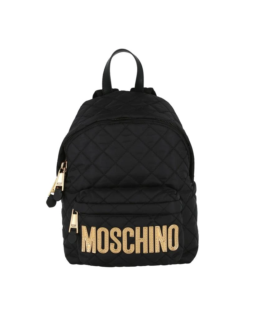 商品Moschino|Quilted Logo Backpack,价格¥2704,第1张图片