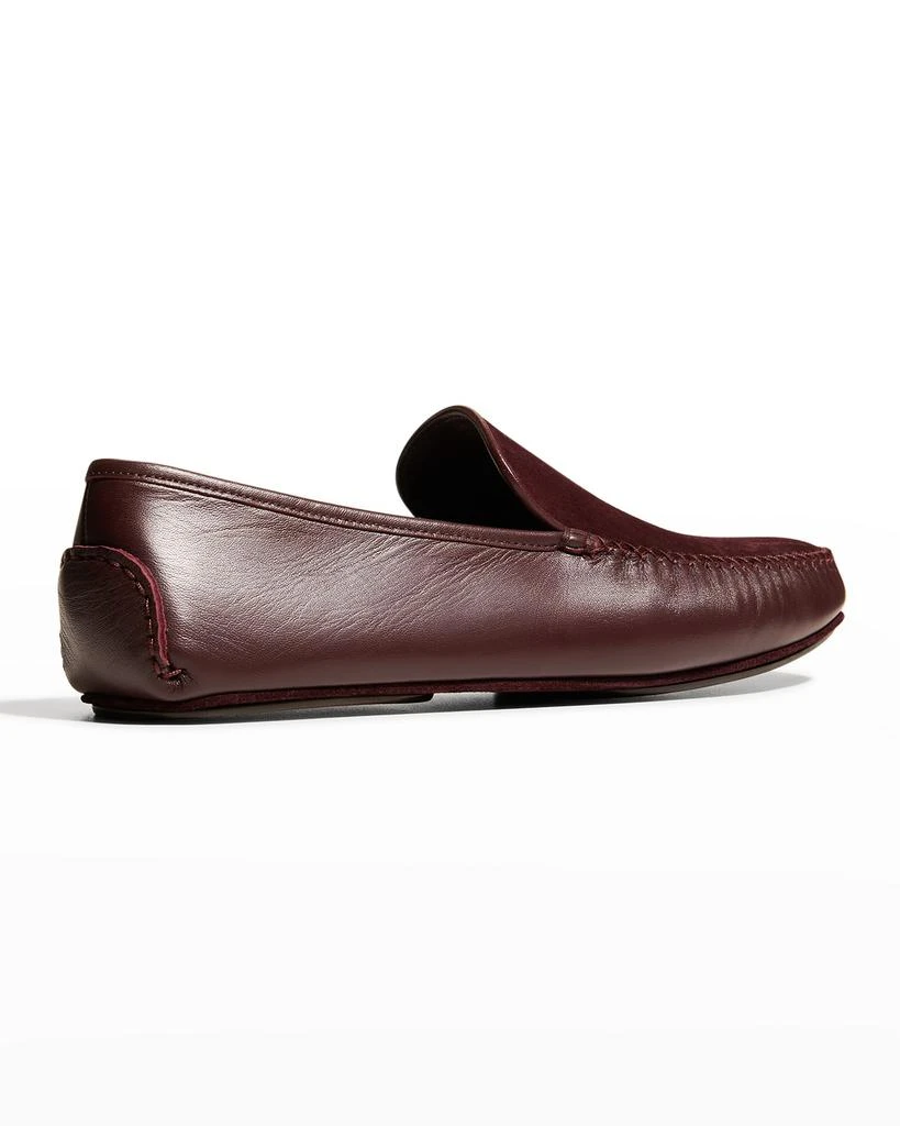 商品Manolo Blahnik|Men's Mayfair Suede-Leather Loafers,价格¥4289,第3张图片详细描述
