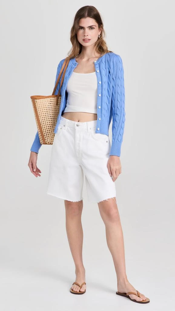 商品Ralph Lauren|Cotton Cable Long Sleeve Cardigan,价格¥1683,第4张图片详细描述