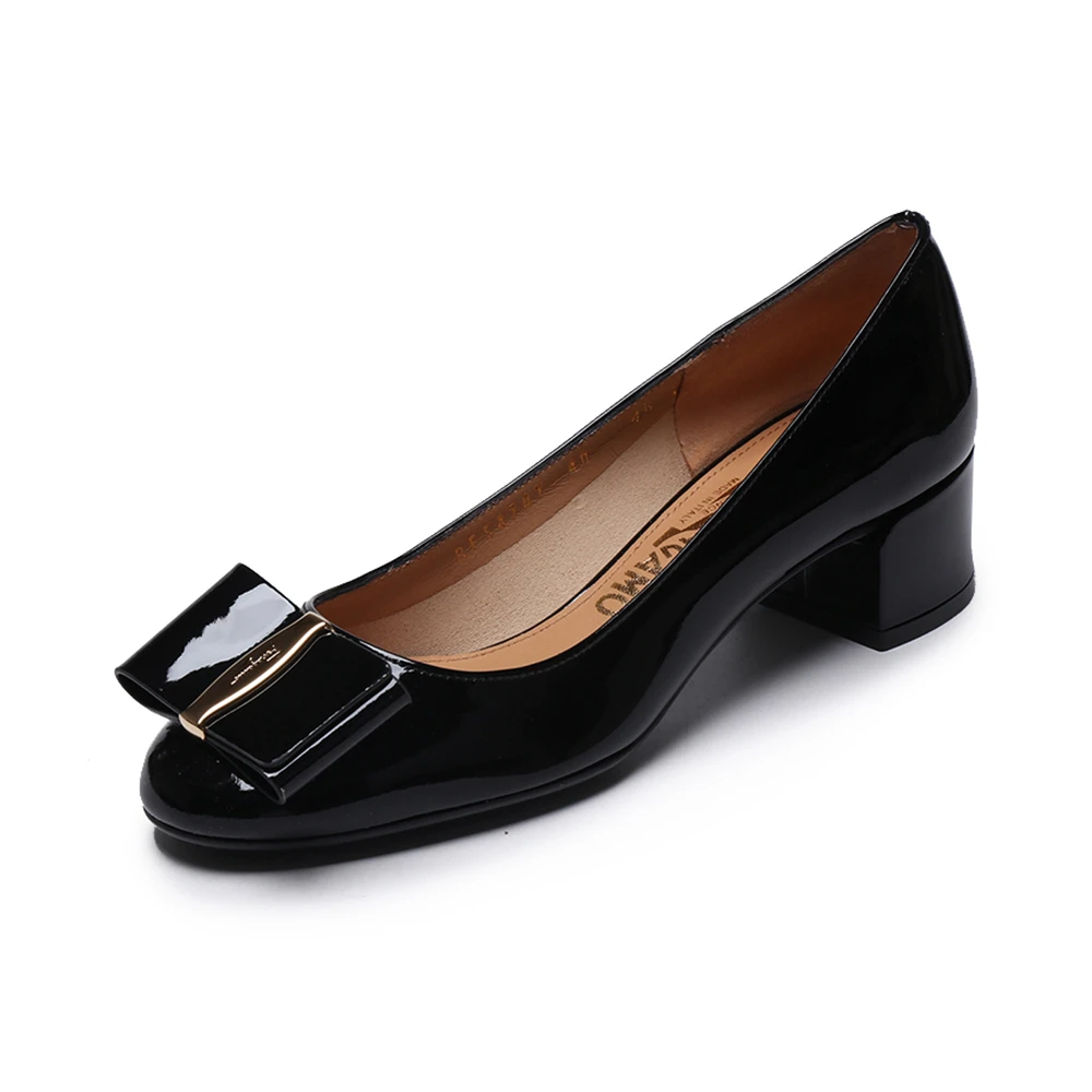 SALVATORE FERRAGAMO 黑色女士中跟鞋 0660862 商品