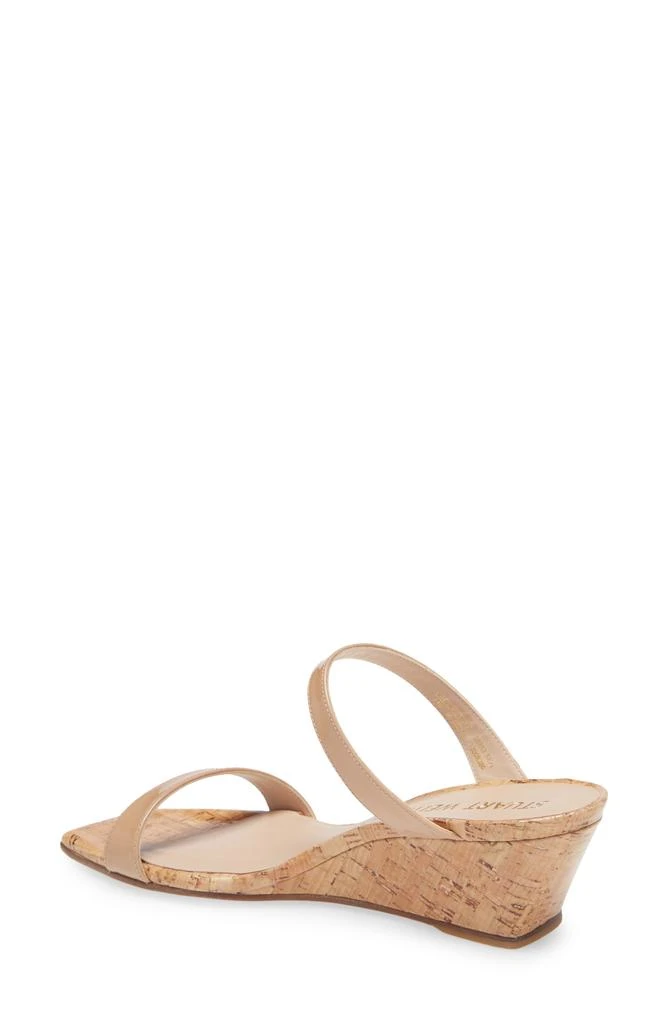 商品Stuart Weitzman|Aleena Wedge Slide Sandal,价格¥745,第2张图片详细描述