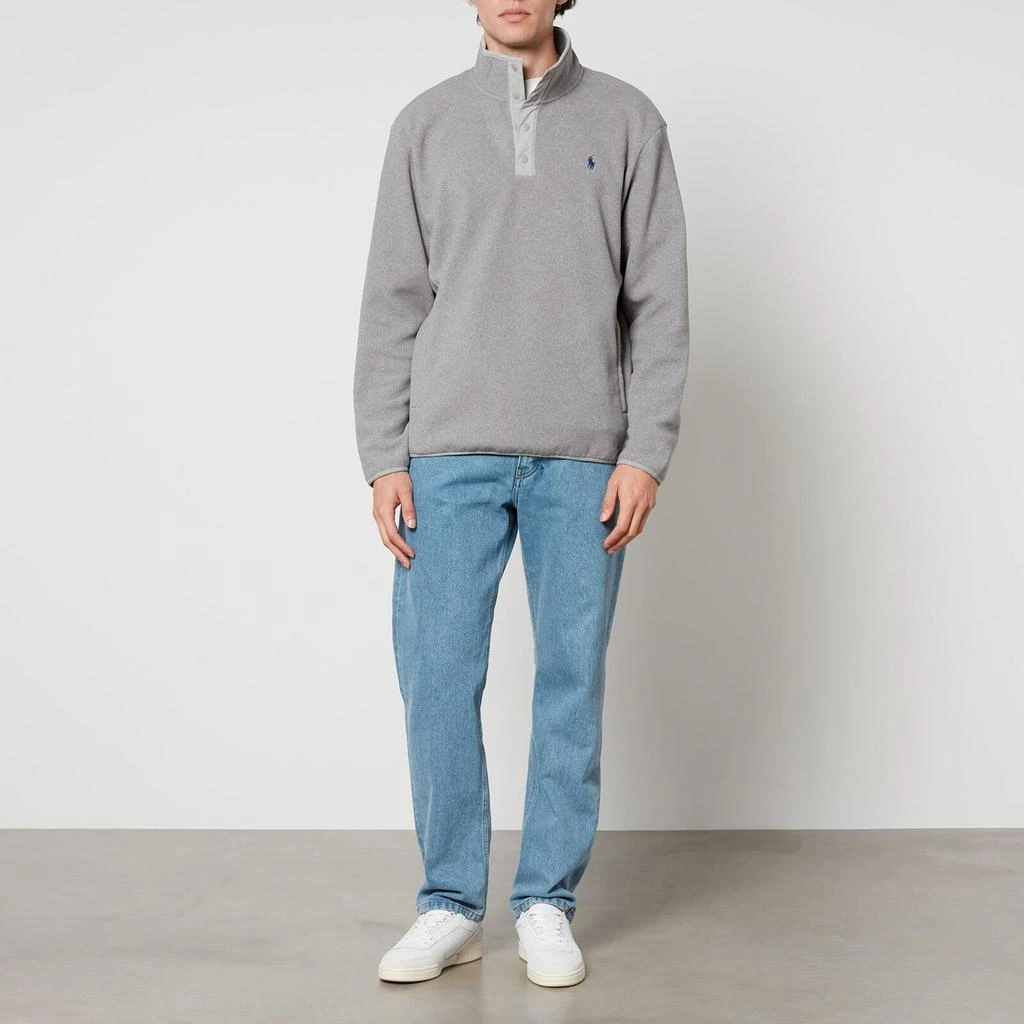 商品Ralph Lauren|Polo Ralph Lauren Men's Quarter Neck Pullover Sweatshirt - Andover Heather,价格¥1001,第3张图片详细描述