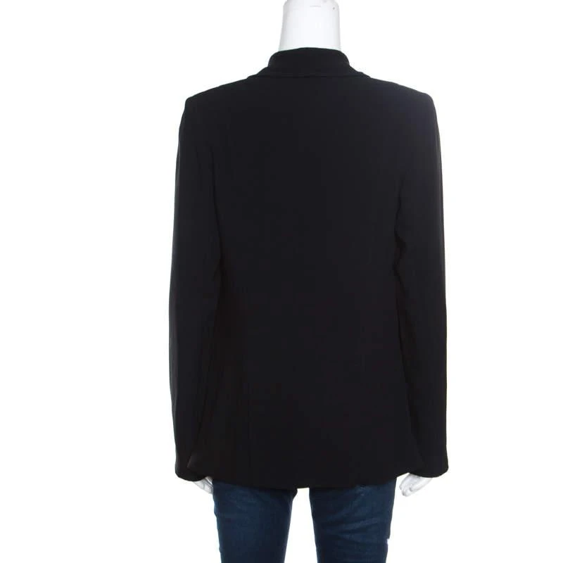 商品[二手商品] Derek Lam|10 Crosby Derek Lam Black Crepe Faux Vest Detail Layered Blazer S,价格¥1671,第3张图片详细描述
