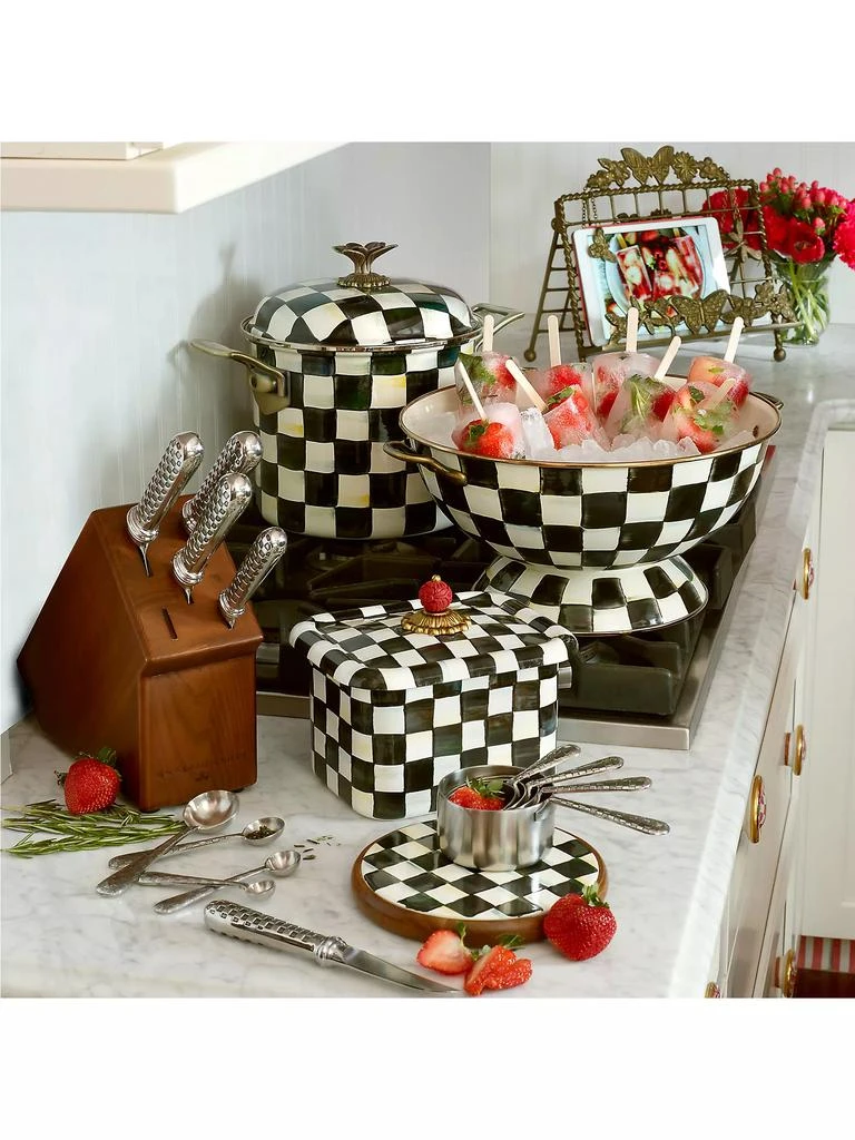 商品MacKenzie-Childs|Checked Almost Everything Bowl,价格¥575,第3张图片详细描述