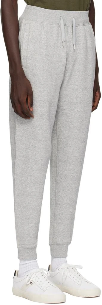 商品Hugo Boss|Gray Embroidered Sweatpants,价格¥884,第2张图片详细描述