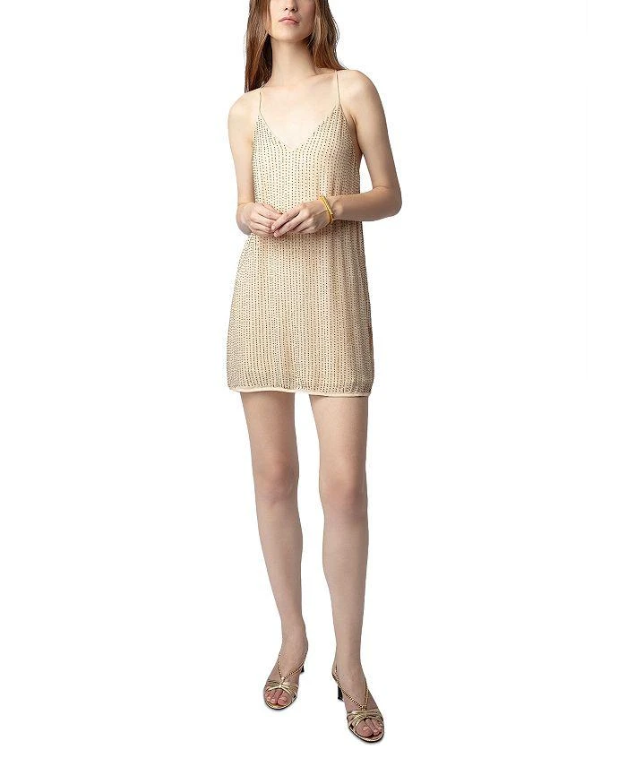 商品Zadig&Voltaire|Caro Mousseline Embroidered Slip Dress,价格¥2225,第4张图片详细描述