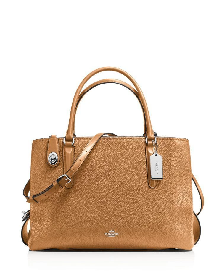 商品Coach|Brooklyn Carryall 34 in Pebble Leather ,价格¥2337,第1张图片