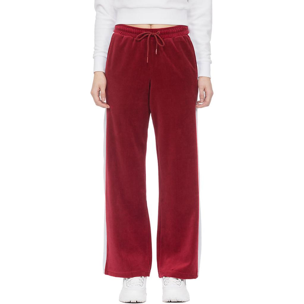 商品Fila|Bonnie Velour Flair Pant - Riot Red/White,价格¥645,第1张图片