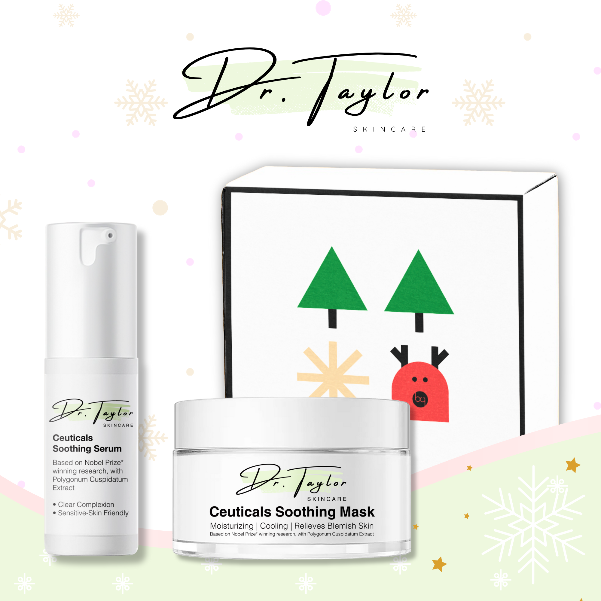 Dr.Taylor | 【Repair Deal】 Dr. Taylor Ceuticals Winter Soothing Duo. Serum 30ml+ Mask 100g, Skin Repair, blemish relief, Redness reduction, Sensitive-skin friendly 269.26元 商品图片