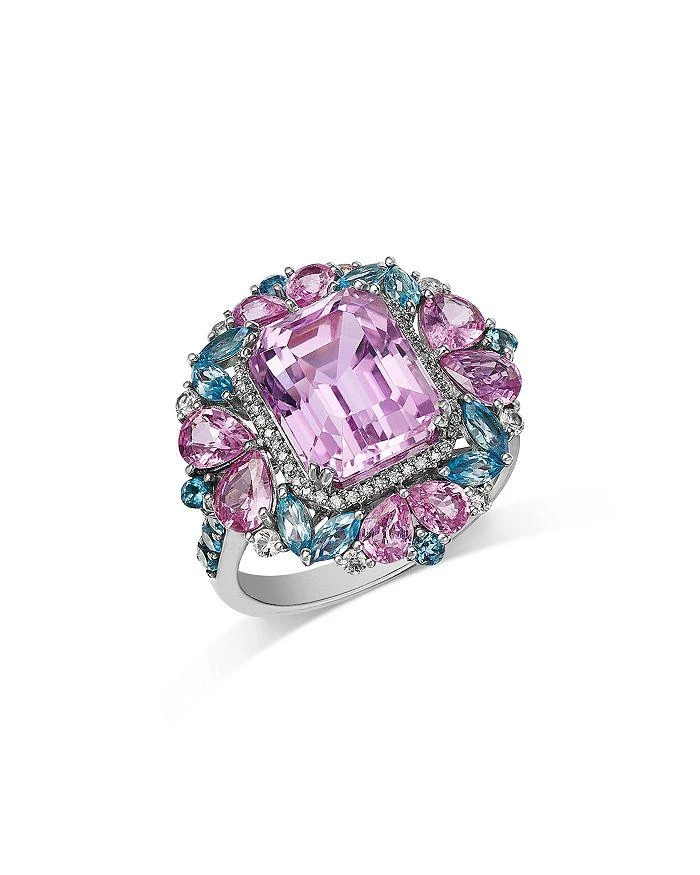 商品Bloomingdale's Fine Collection|14K White Gold Kunzite, Gemstone & Diamond Statement Ring,价格¥62905,第1张图片详细描述