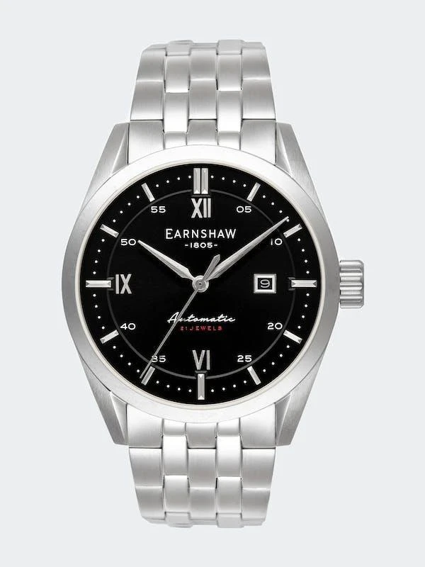 商品Thomas Earnshaw|Smith Automatic Watch Black Sand,价格¥2638,第1张图片