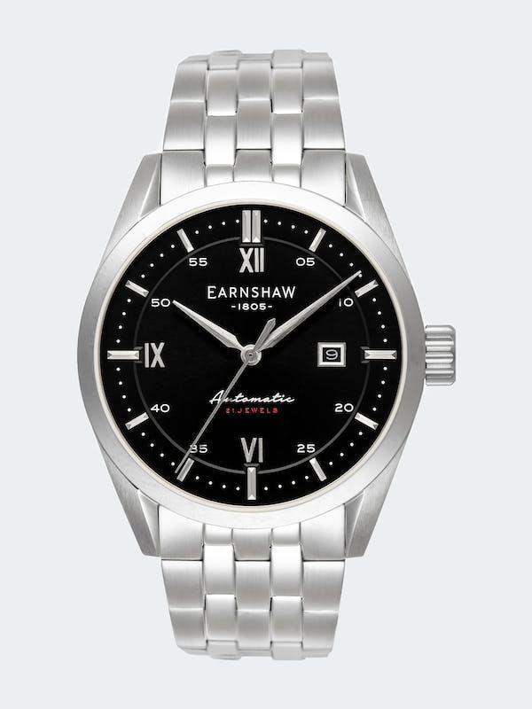 商品Thomas Earnshaw|Smith Automatic Watch Black Sand,价格¥4340,第1张图片