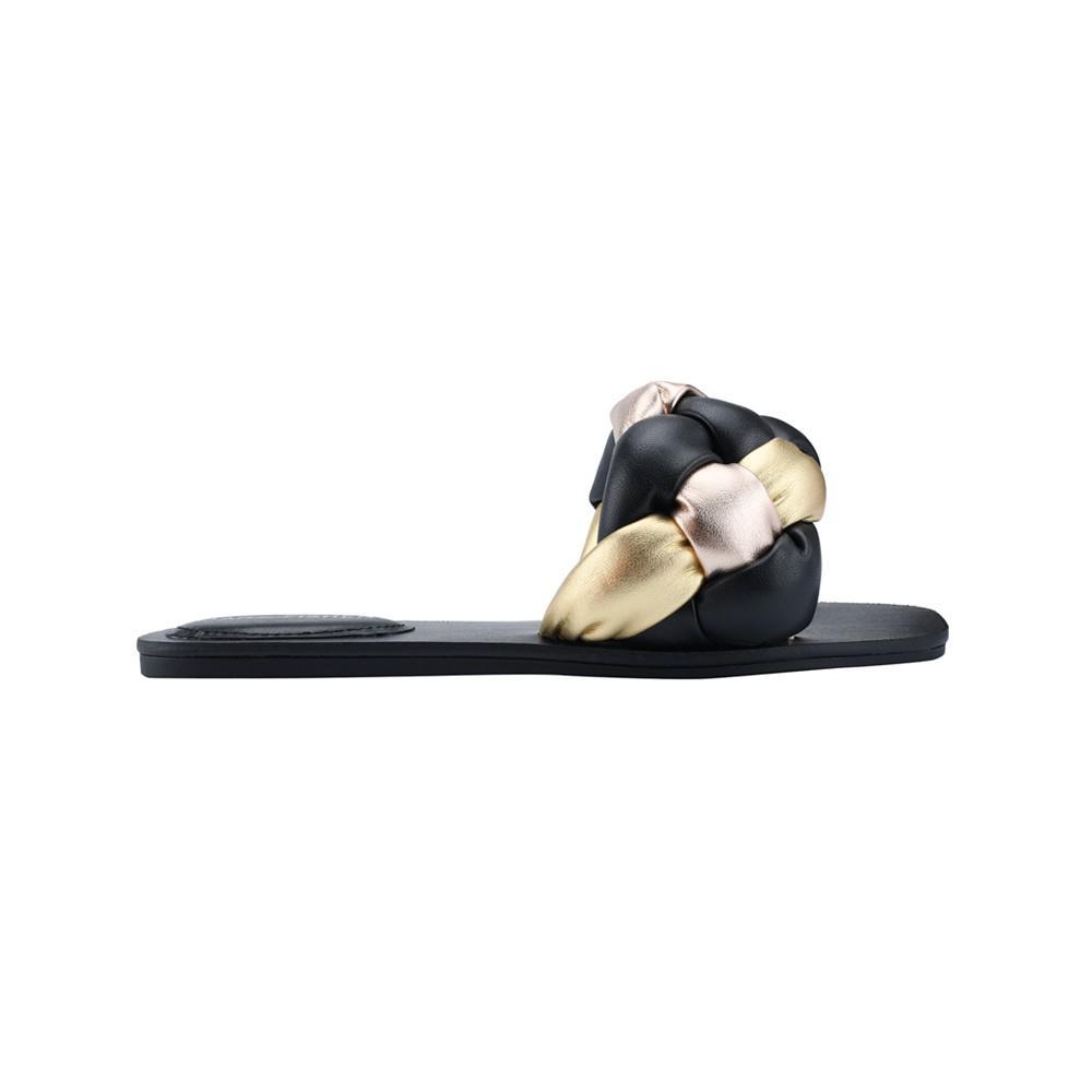 商品Marc Fisher|Women's Bolier Braided Slide Sandals,价格¥344,第4张图片详细描述