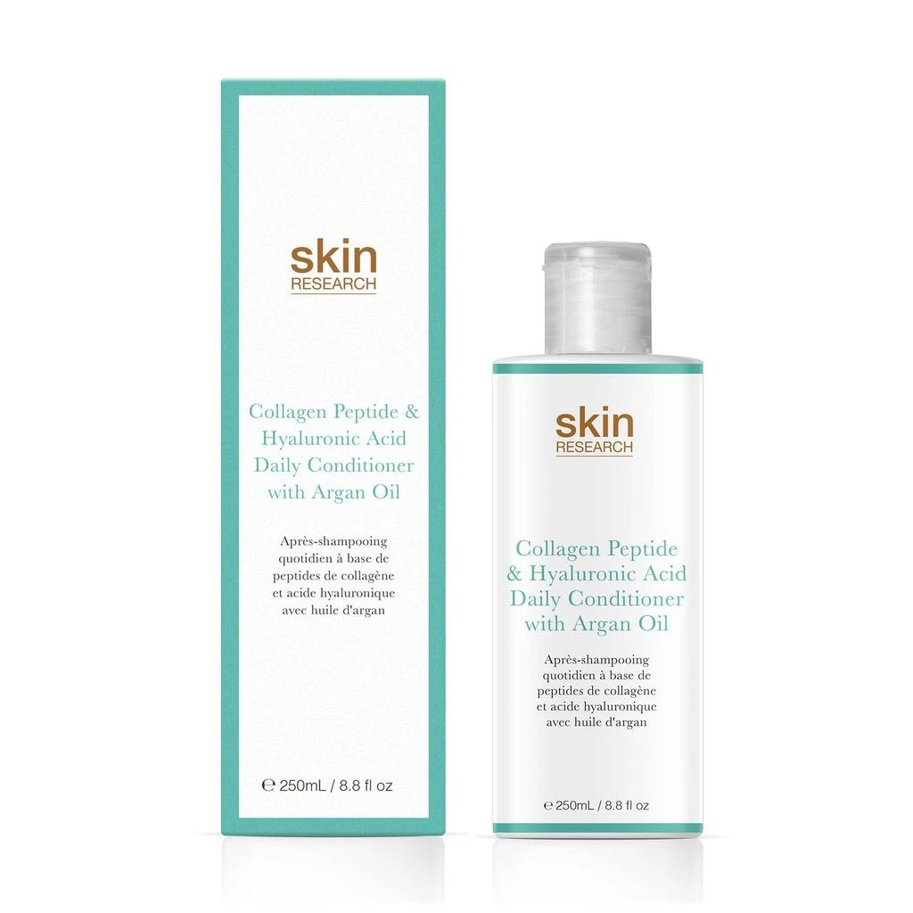 商品Skin Research|Collagen Peptide & Hyaluronic Acid Daily Conditioner with Argan Oil 250ml Twin Value Savings Pack,价格¥177,第2张图片详细描述