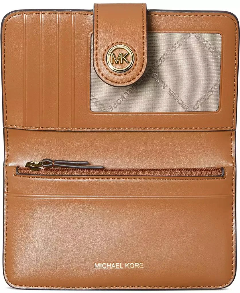 商品Michael Kors|Charm Logo Medium Tab Pocket Bifold Wallet,价格¥744,第2张图片详细描述