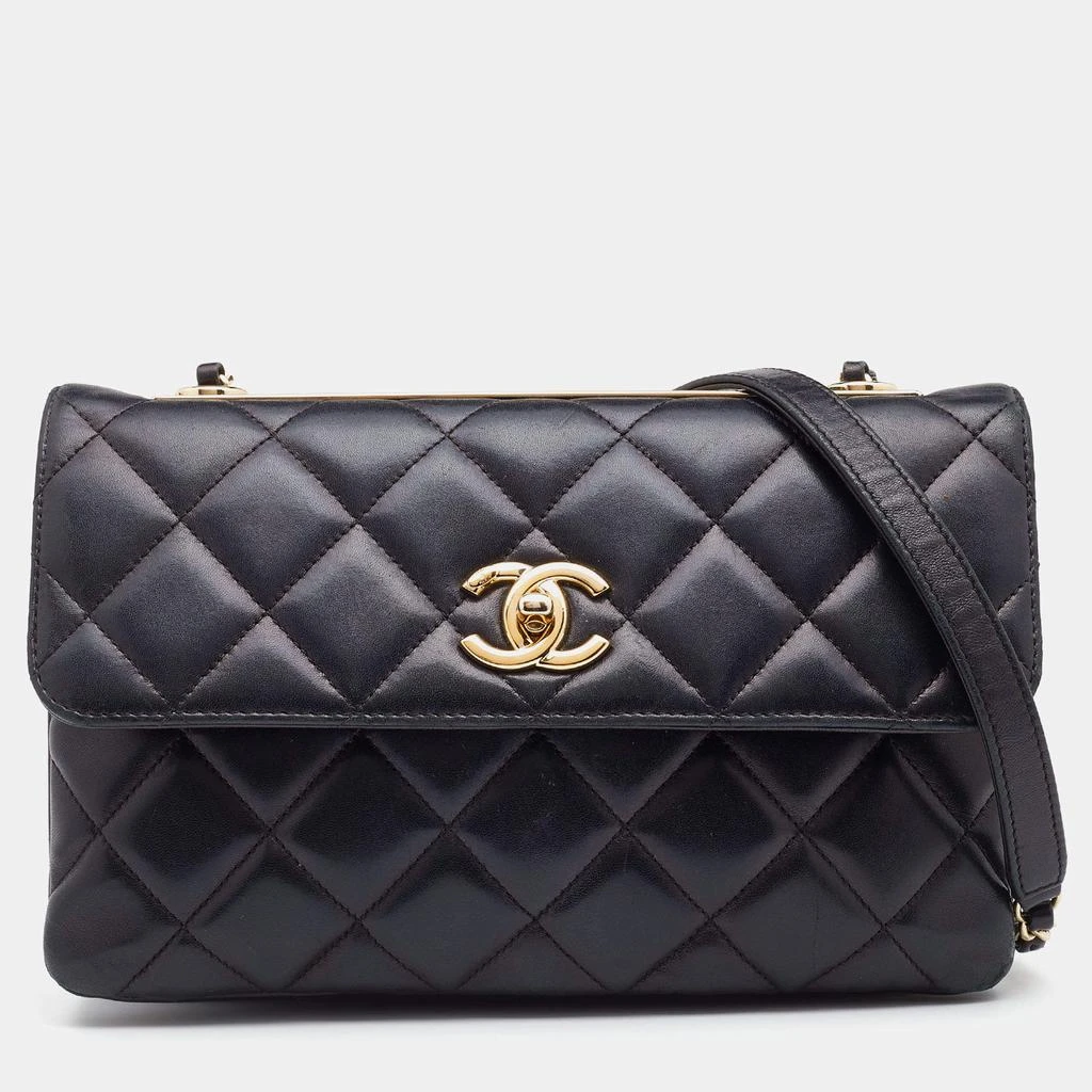 商品[二手商品] Chanel|Chanel Black Quilted Leather Trendy CC Flap Bag,价格¥23251,第1张图片