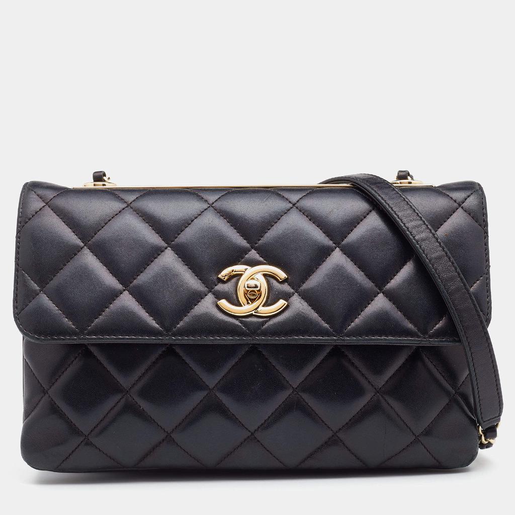 商品[二手商品] Chanel|Chanel Black Quilted Leather Trendy CC Flap Bag,价格¥23067,第1张图片