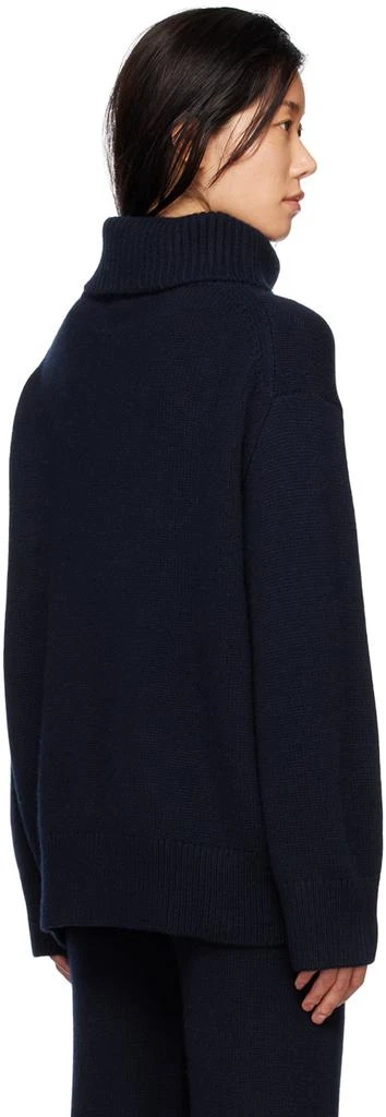 商品Lisa Yang|Navy Holly Turtleneck,价格¥2758,第3张图片详细描述