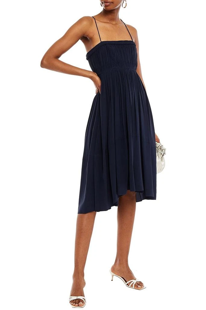 商品Chloé|Gathered silk crepe de chine dress,价格¥3495,第2张图片详细描述
