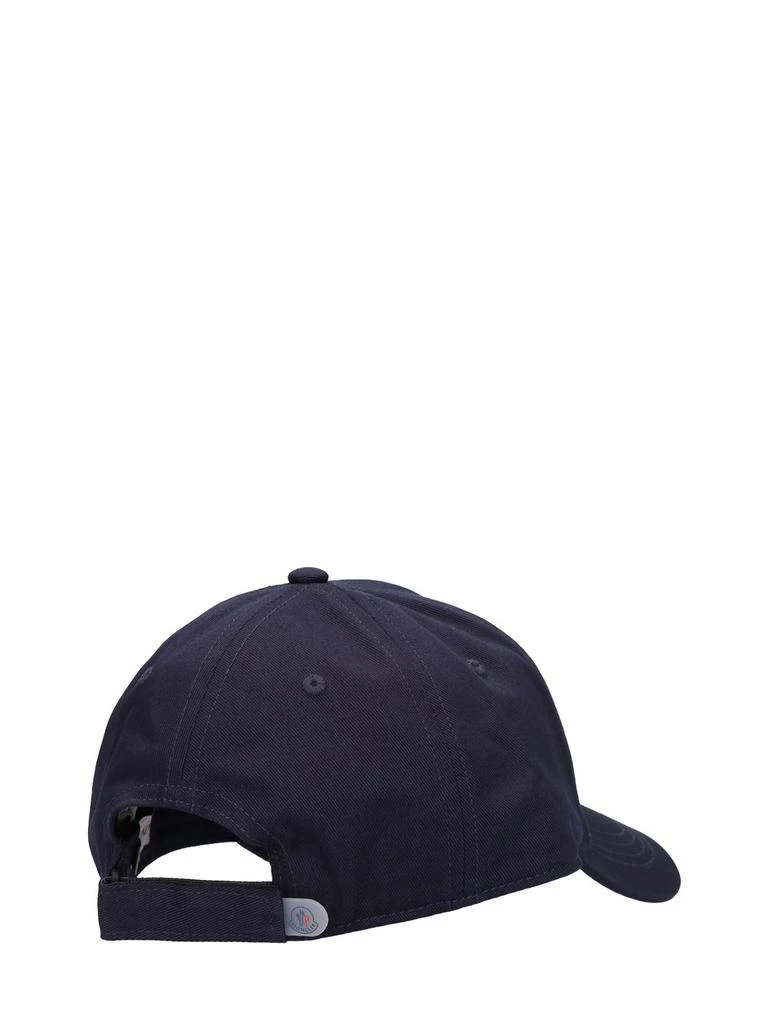 商品Moncler|Logo Cotton Baseball Cap,价格¥1057,第4张图片详细描述