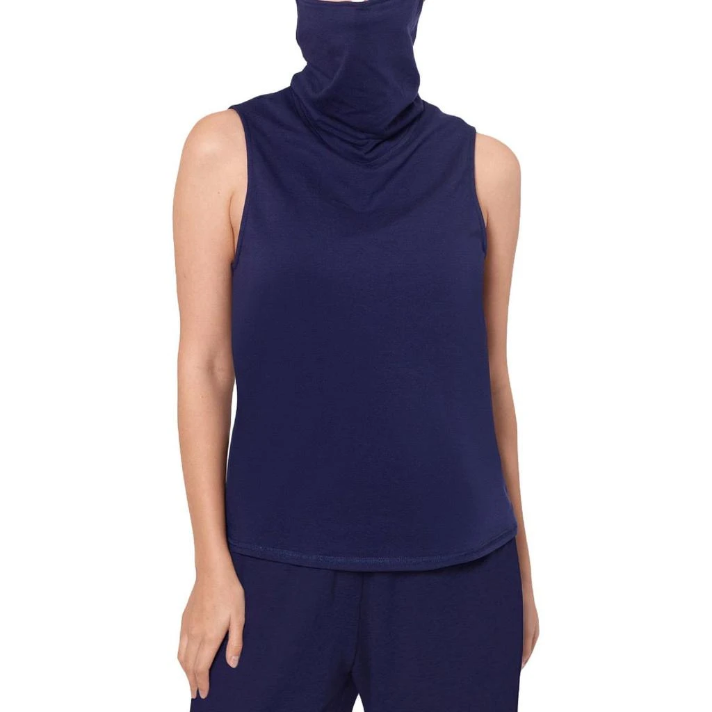 商品B&A by Betsy and Adam|B&A by Betsy and Adam Womens Knit Attached Mask Tank Top,价格¥24,第5张图片详细描述
