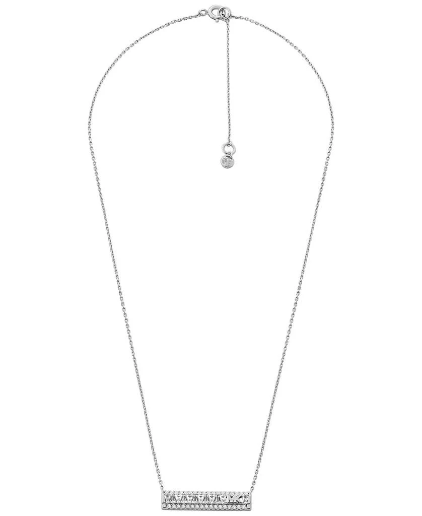 商品Michael Kors|Tapered Baguette Bar Pendant and Earrings Gift Set,价格¥730,第3张图片详细描述