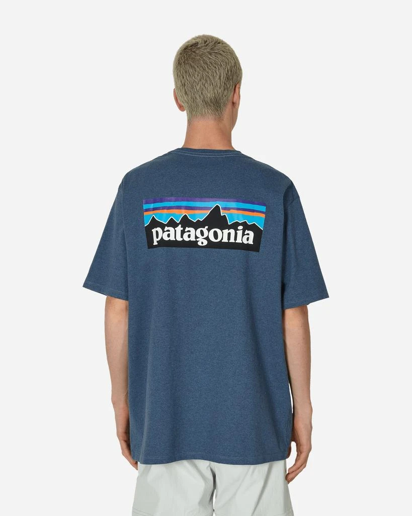 商品Patagonia|P-6 Logo Responsibili T-Shirt Utility Blue,价格¥198,第3张图片详细描述