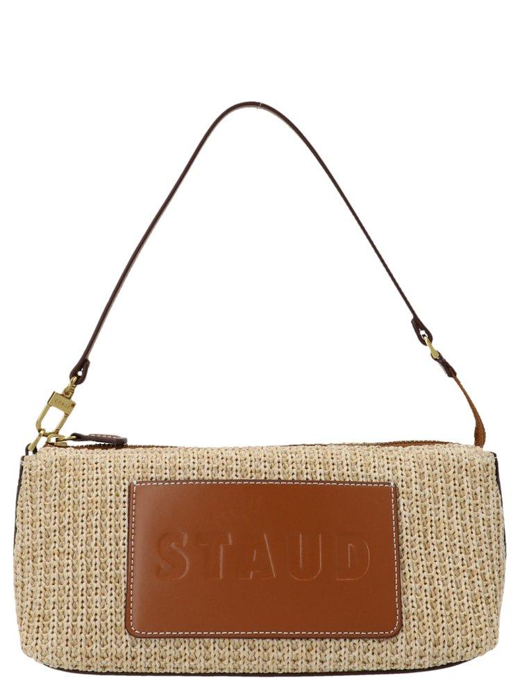 Staud Kaia Logo Embossed Shoulder Bag商品第1张图片规格展示