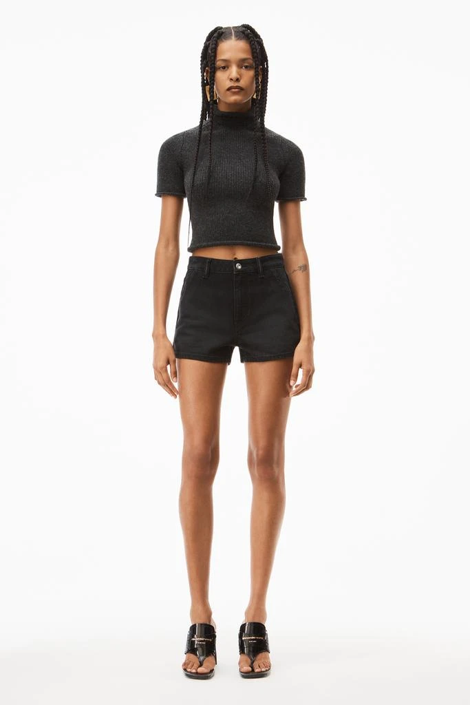 商品Alexander Wang|SHORTY HIGH-RISE SHORT IN DENIM,价格¥983,第2张图片详细描述