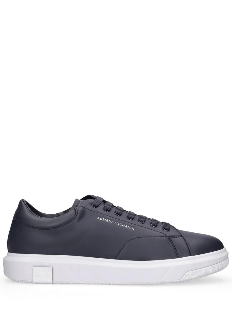 商品Armani Exchange|Leather Low Top Sneakers,价格¥620,第1张图片