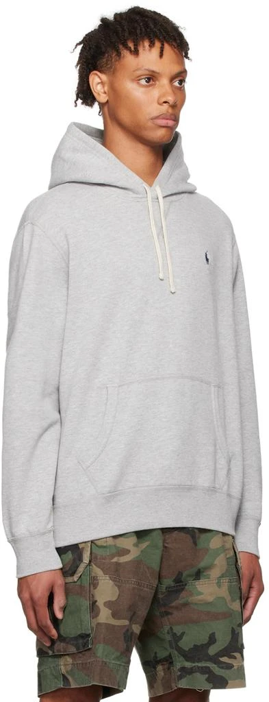 商品Ralph Lauren|Gray Cotton Hoodie,价格¥782,第2张图片详细描述