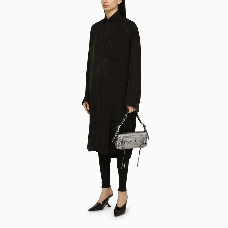 商品Balenciaga|Le Cagole Sling bag small silver,价格¥13091,第2张图片详细描述