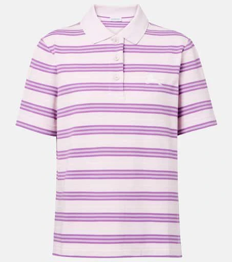 商品Burberry|Icon Stripe棉质Polo衫,价格¥5933,第1张图片